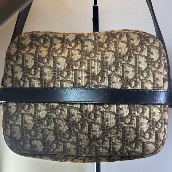 Christian Dior Modele Exclusif Diorissimo Leather Trim Trotter Shoulder Bag EUC - Picture 8 of 16